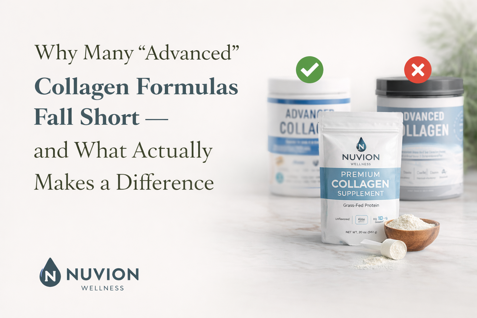 Why Many “Advanced” Collagen Formulas Fall Short — and What Actually Makes a Difference