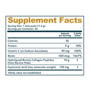 Premium Unflavored Collagen Peptides Powder