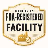 Made in an FDA-Registered Facility